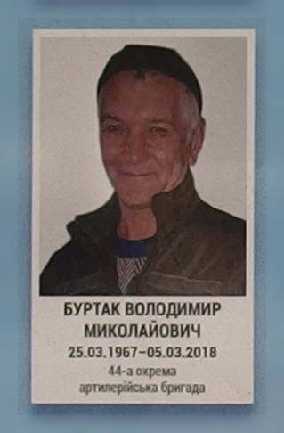 Портрет на меморіалі 'Стіна пам'яті полеглих за Україну' у Києві: секція 10, ряд 7, місце 20.